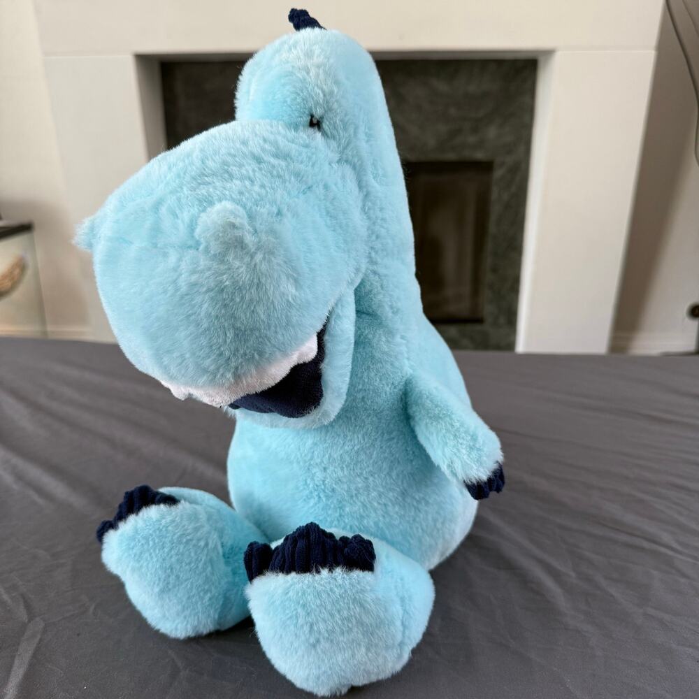 Giggle Scape Blue Dinosaur Plush Stuffed Animal Soft Toy